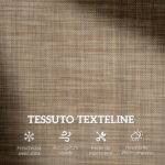 Panchina a Dondolo 2 Posti da Giardino in Metallo e Tessuto a Rete, 120x70x85 cm, Marrone Chiaro - immagine 6