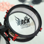 Set Batteria Giocattolo per Bambini con Sgabello, Gioco Musicale per Bambini 3-6 Anni, Nero - immagine 9