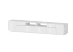 Porta tv ALIEN 260 cm Bianco laccato lucido - immagine 2