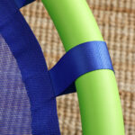 Altalena per Bambini da 3-8 Anni da Giardino Ø1cm e Corde Regolabili, Blu - immagine 9