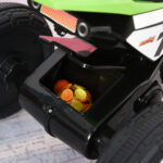 Triciclo per Bambini Stile Moto a Pedali con Luci e Suoni, 3 Ruote Larghe, Età 18-36 Mesi, 71x40x51cm, Verde - immagine 8