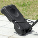 Canestro Basket con Altezza Regolabile 197,5-245cm, Base con Ruote e Tabellone, Blu - immagine 8