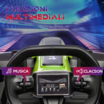 Go Kart Elettrico per Bambini 6-12 Anni 24V 12km/h con Seggiolino Regolabile, Verde - immagine 5