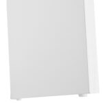 Scrivania Angolare con Libreria Scaffale in Legno Bianco, Tavolo da Pranzo con Rotazione a 360°, 173x39,8x74 cm - immagine 8