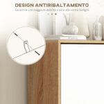 Scarpiera Salvaspazio a 3 Cassetti con Ripiano Regolabile per 18-24 Paia di Scarpe, 72x24x119cm, Bianco - immagine 7