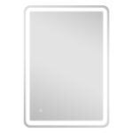 Specchio Bagno con Interruttore Touch, Luce LED a 3 Temperature e Antiappannamento, 70x1cm