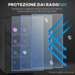 Cantinetta Vino Refrigerata per 8 Bottiglie, Capacità 21L, Display Touch e Ripiani Regolabili, Nero - immagine 8