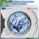 Mini Asciugatrice Elettrica 10W da 3 kg con Display LED, 49x43x61 cm, Bianco - immagine 6