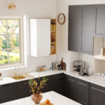 Armadietto Bagno a Parete con Ripiani Regolabili e 3 Mensole Aperte, 59,5x30x90 cm, Bianco e Legno - immagine 8