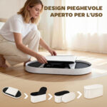 Pouf Contenitore Pieghevole con Vano da 72L e Rivestimento in Velluto, 76x38x35 cm, Crema - immagine 5