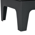 Camino a Bioetanolo in Acciaio Inox con Bruciatore da 1,2L per 3 Ore di Durata, 36x26x54cm, Nero - immagine 9