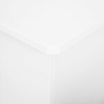 Copritermosifoni a Doghe con Ripiano Portaoggetti, in Legno, 172x19x81 cm, Bianco - immagine 8