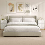 Comodino con 3 Cassetti Moderno e Multiuso per Camera e Salotto, 40x35x60 cm, Bianco - immagine 9