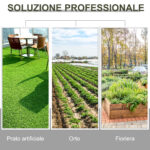 Telo per Pacciamatura 50x1 m in PP Drenante e Traspirante per Orto, Serra e Giardino, Nero - immagine 6