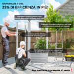 Casetta da Giardino in Metallo con Porte Scorrevoli e Lucchetto con Chiavi, 2,1x1,2x1,9m, Grigio Scuro - immagine 4