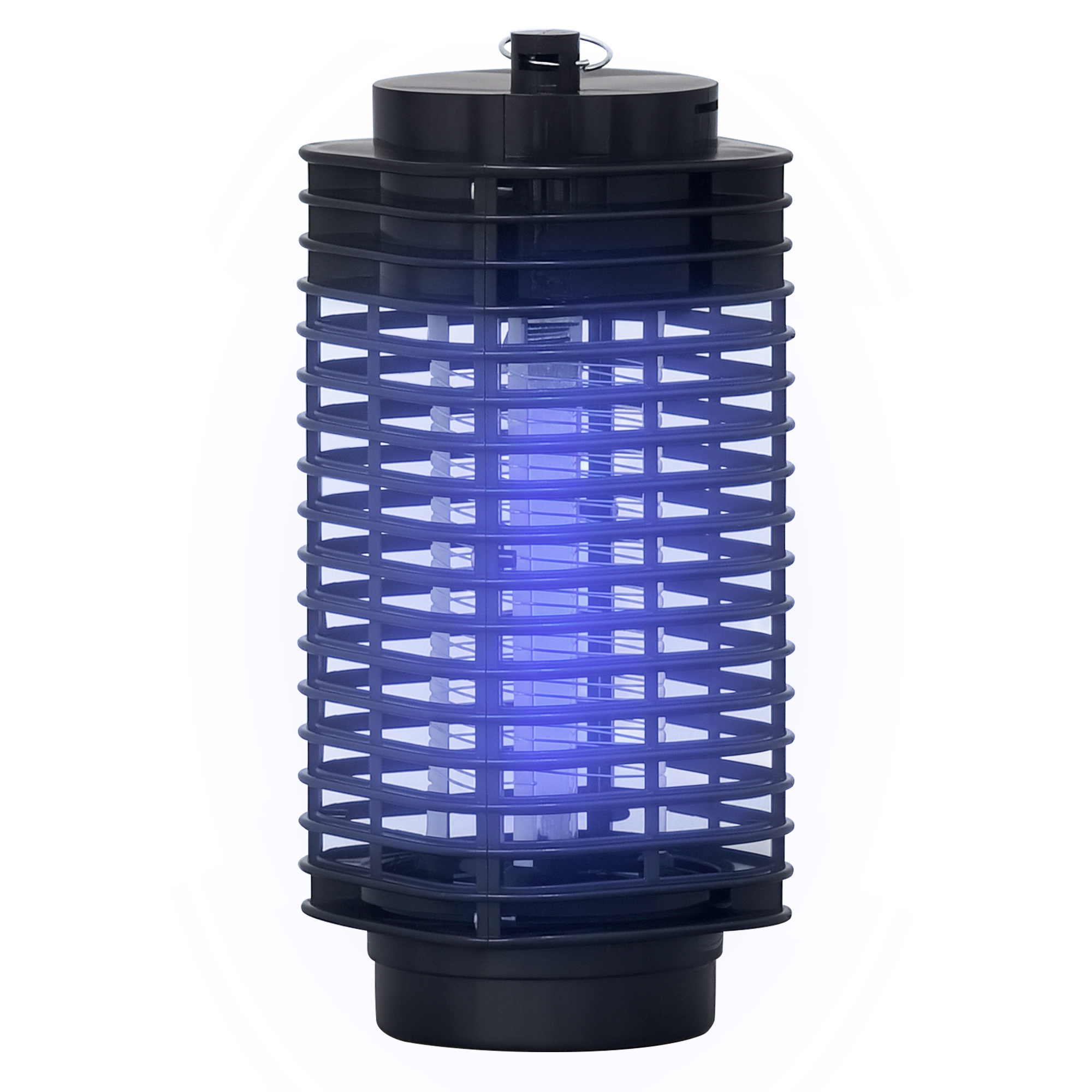 Gy7fa6197f0251551.jpg Lampada Antizanzare Elettroinsetticida con Luce UV per Interno ed Esterno, 11x11x26 cm, Nero - immagine 1