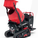 Minidumper cingolato con betoniera H1000 avviamento elettrico