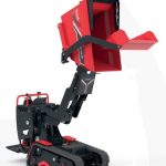 Minidumper cingolato con pala H1000HT avviamento elettrico