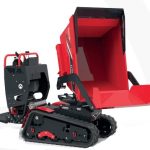 Minidumper cingolato con pala H1000LT avviamento elettrico