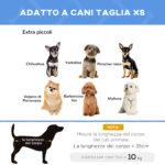 Lettino per Cani Pieghevole in Acciaio e Tessuto Oxford per Interni ed Esterni, 59x46x15 cm, Grigia - immagine 4