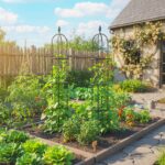 Set 2 Supporti per Piante Rampicanti Alti 1,7 m in Acciaio Antiruggine con Decorazioni, Nero - immagine 8