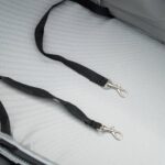 Passeggino per Cani Pieghevole con Guinzaglio di Sicurezza e Cestino Portaoggetti, Grigio - immagine 9