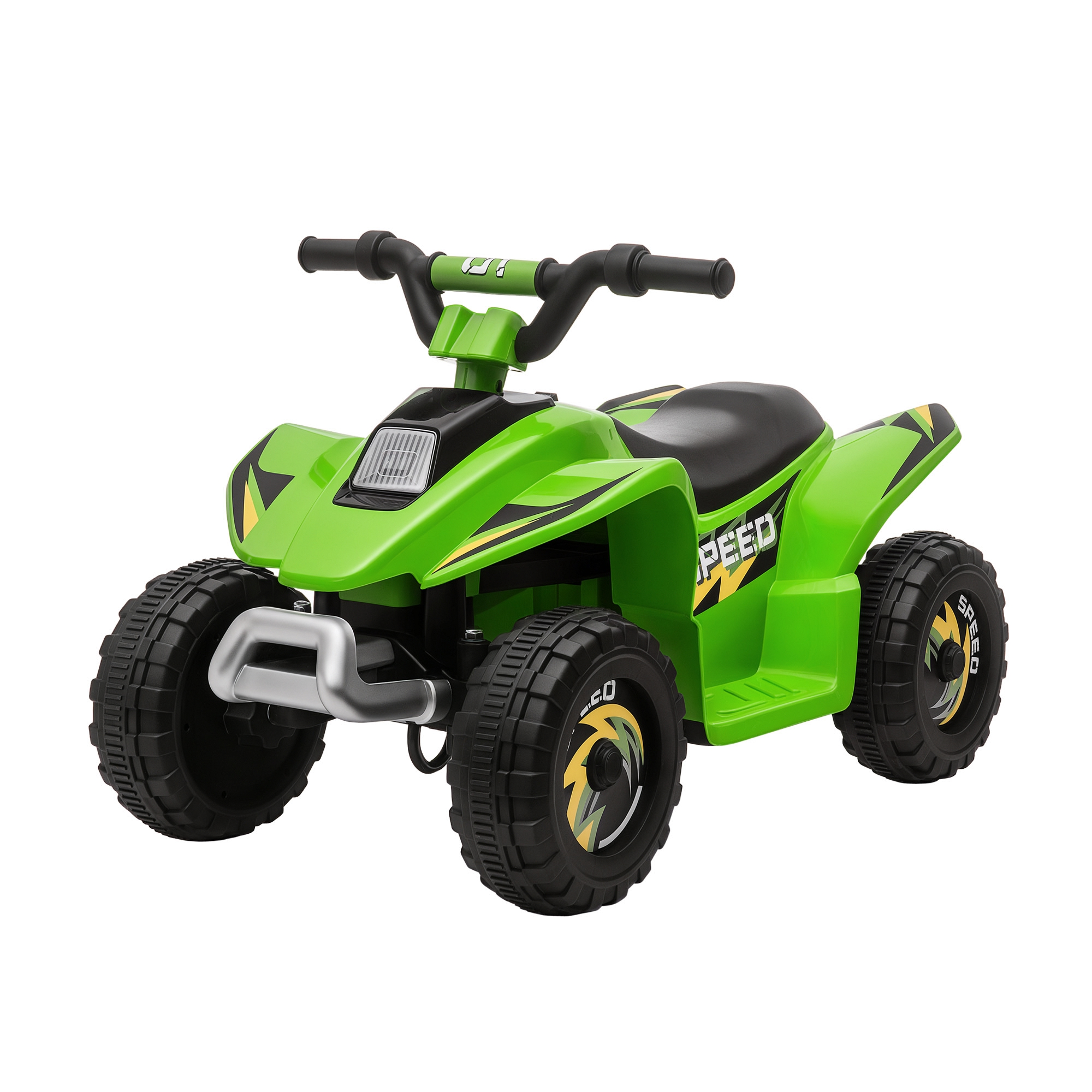ITY2dc197f5a5ed70.jpg Quad Elettrico per Bambini con Batteria Ricaricabile 6V e Marcia Avanti e Indietro, 72x40x45,5 cm, Verde - immagine 1