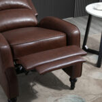 Poltrona Relax Reclinabile 90° e 150° Manuale in Pelle - immagine 7