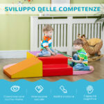 Set Costruzioni Morbide per Bambini 1-3 Anni da 6 Pezzi in PU ed EPE Multicolore - immagine 4
