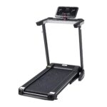 Tapis Roulant Elettrico Pieghevole 1-12km/h, Tapis Roulant Salvaspazio con 12 Programmi Preimpostati, Display LCD e Supporto per Tablet, per Camminata e Corsa, Compatto per Casa e Ufficio, Nero