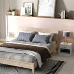 Set 2 Comodini Moderni in Legno con Cassetto e Ripiano Aperto, 39x28x41 cm, Bianco - immagine 8