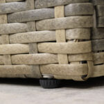 Set da Giardino 6 Pezzi in Rattan con Divani, Poltrone e Tavoli Contenitore, Beige - immagine 8