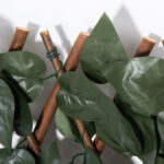 Finta Siepe 8 Pezzi Parete Verde Estensibile per Esterni, in Legno e Poliestere, 2x1cm - immagine 8