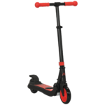 Monopattino Elettrico Pieghevole per Bambini 6+ Anni ad Altezza Regolabile, 71x36,5x75-80 cm, Nero e Rosso
