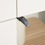 Dispensa Cucina con 4 Ante, 3 Ripiani Regolabili e Mensole a 5 Livelli in MDF e Truciolato, 60x35x170 cm, Bianco - immagine 9