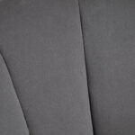 Poltrona in Velluto Imbottita con Schienale a Conchiglia, 66x66x78,5cm, Grigio - immagine 9