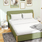 Set 2 Comodini Moderni in Legno con Cassetto e Ripiano Aperto, 39x28x41 cm, Bianco - immagine 7