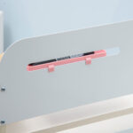 Set Scrivania e Sedia per Bambini da 3 Anni Regolabile, Tavolo Inclinabile a 60° con Cassetto e Ripiani, Rosa - immagine 8