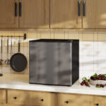 Mini Frigorifero da 46L con Scomparto per Ghiaccio, Porta Reversibile, Temperatura Regolabile, Argento - immagine 9