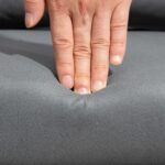 Sedia per Scrivania Girevole con Altezza Regolabile Cuscino Lombare, Tessuto Tecnico, Grigio - immagine 9