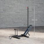 Rastrelliera per Bici Regolabile con Tubo di Supporto, in Acciaio e Plastica, 75x41x71-81 cm, Nero - immagine 3