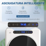 Mini Asciugatrice Elettrica 10W da 3 kg con Display LED, 49x43x61 cm, Bianco - immagine 4