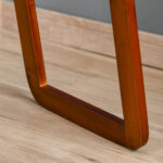 Specchio da Terra e da Parete con Struttura in Legno, Supporto Pieghevole con Cerniera, 37x43x156cm, Noce Chiaro - immagine 9