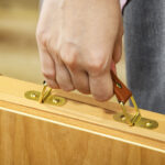 Cavalletto per Pittura Pieghevole in Faggio con Angolazione Regolabile e Cassetto, 33,5x26x26 cm - immagine 9