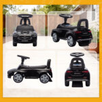 Macchina per Bambini Licenza Mercedes Benz con Clacson e Spazio Portaoggetti, 65x28x39 cm, Nero - immagine 9