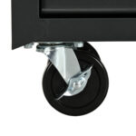 Carrello da Officina con 7 Cassetti, Serratura con Chiavi, Ruote e Maniglia, 69x33x75cm, Nero - immagine 8