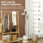 Ferro da Stiro Verticale a Vapore 18W con Serbatoio 1,8L, Altezza Regolabile e Accessori, Oro - immagine 5