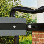 Sedia Inginocchiatoio 2 in 1 in Acciaio con Borsa Portaoggetti e Cuscino in EVA, 58x28x49 cm, Grigio e Nero - immagine 9