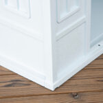 Cuccia per Cani di Taglia Media e Piccola max 20kg in PP Impermeabile, 65x75,7x63 cm, Blu - immagine 9