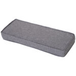 Salotto da Giardino in Rattan da 7 Pezzi con Tavolino e Divano Modulabile con Cuscini, Grigio - immagine 9